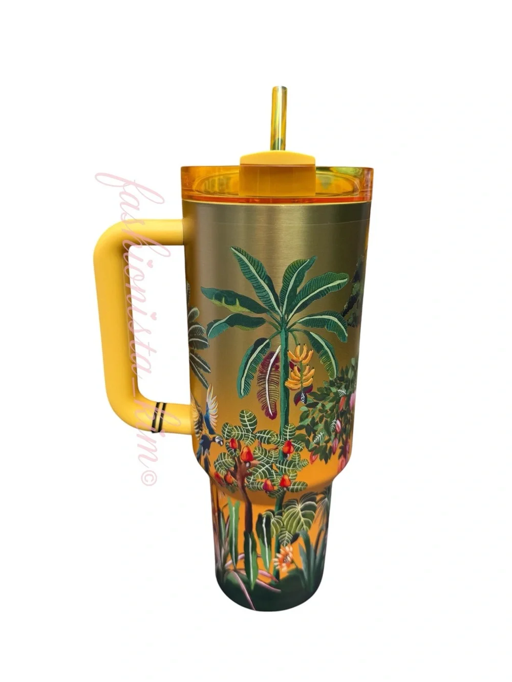 Stanley x FARM Rio 40oz Quencher Tumbler Tropical woods Toucan NWT w/ Box
